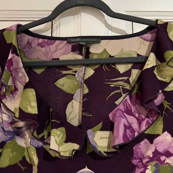 Vintage Floral Print Dress, Size S - Picture 2 of 10